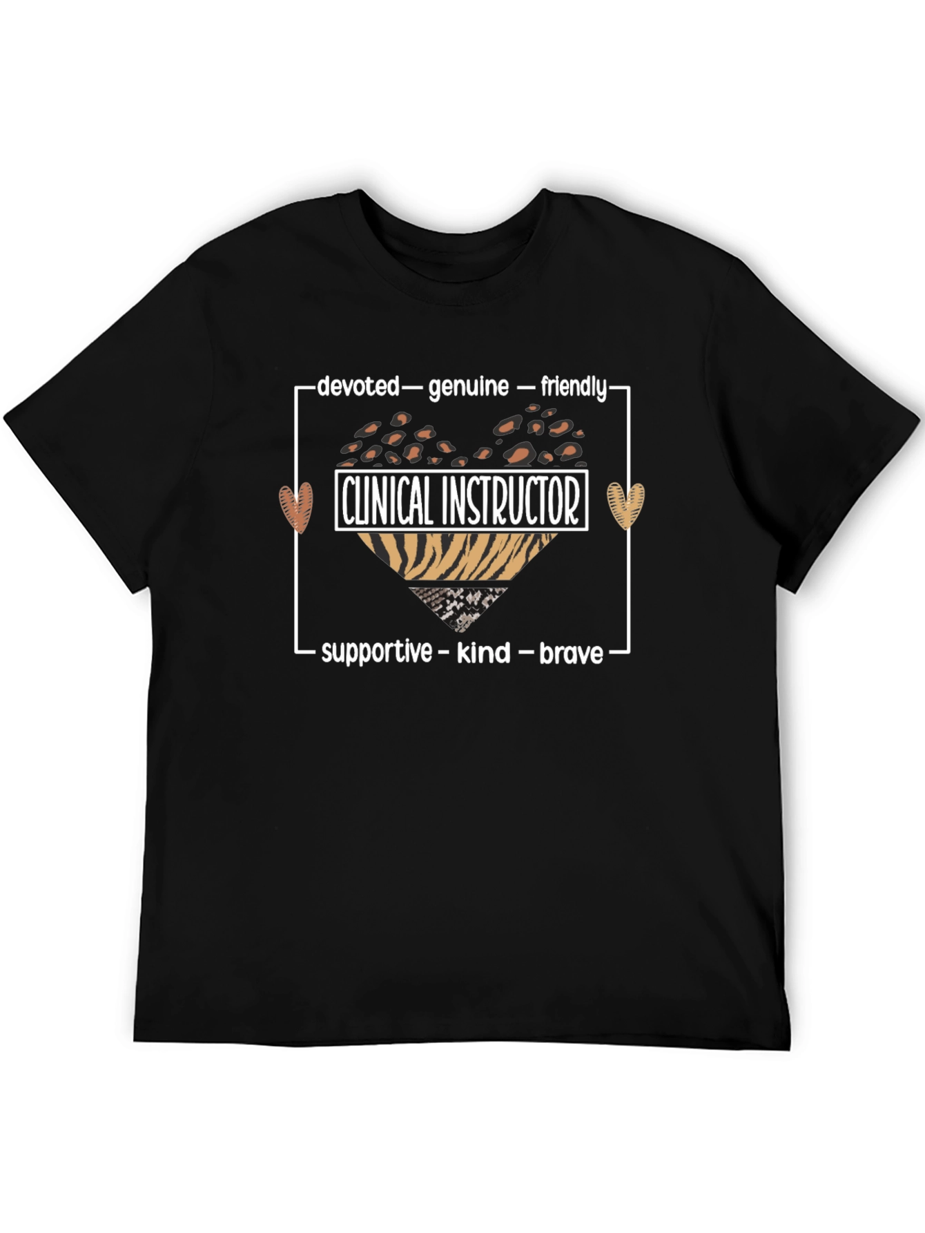 Clinical Instructor Heart Graphic T-Shirt