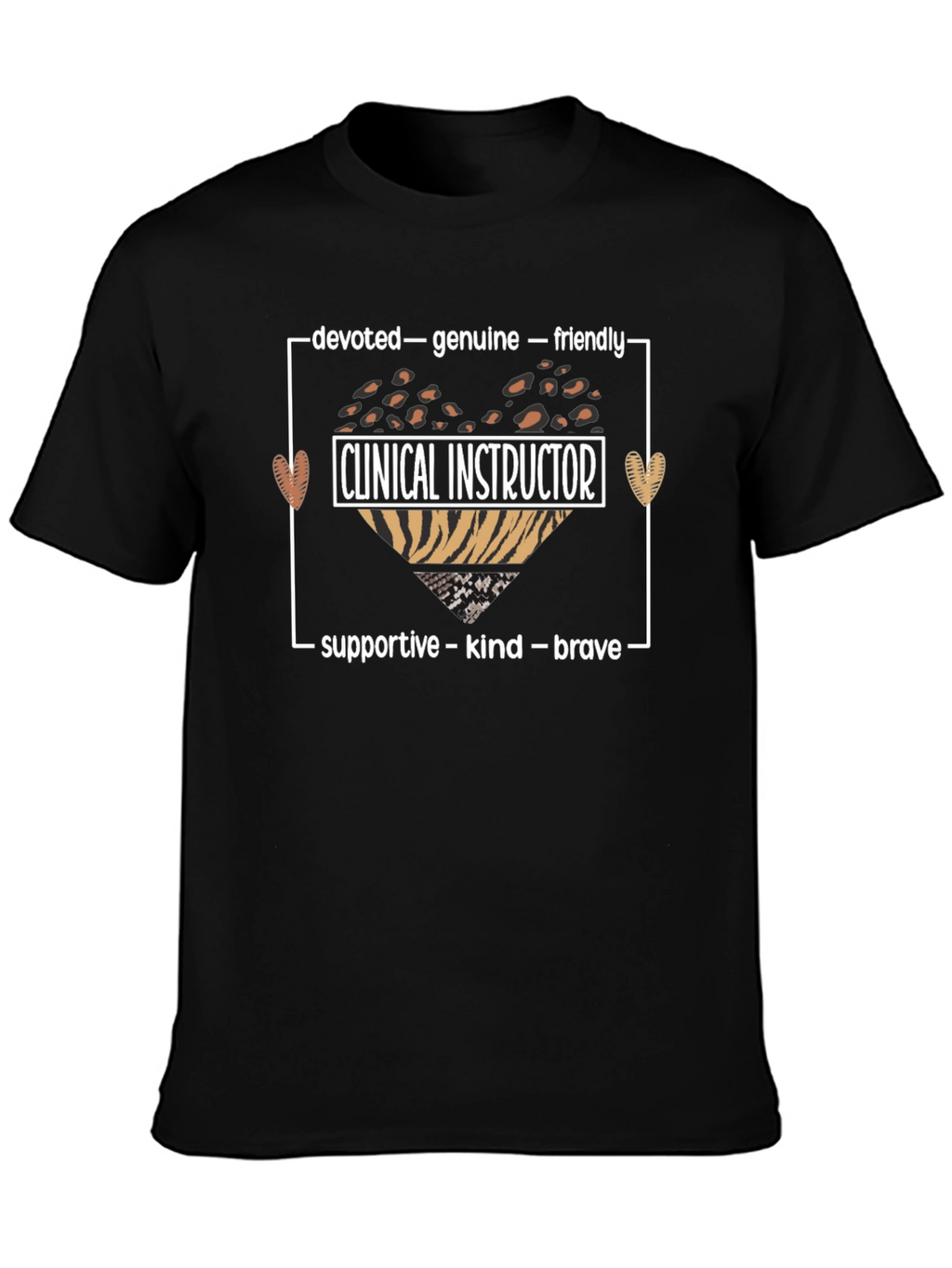 Clinical Instructor Heart Graphic T-Shirt