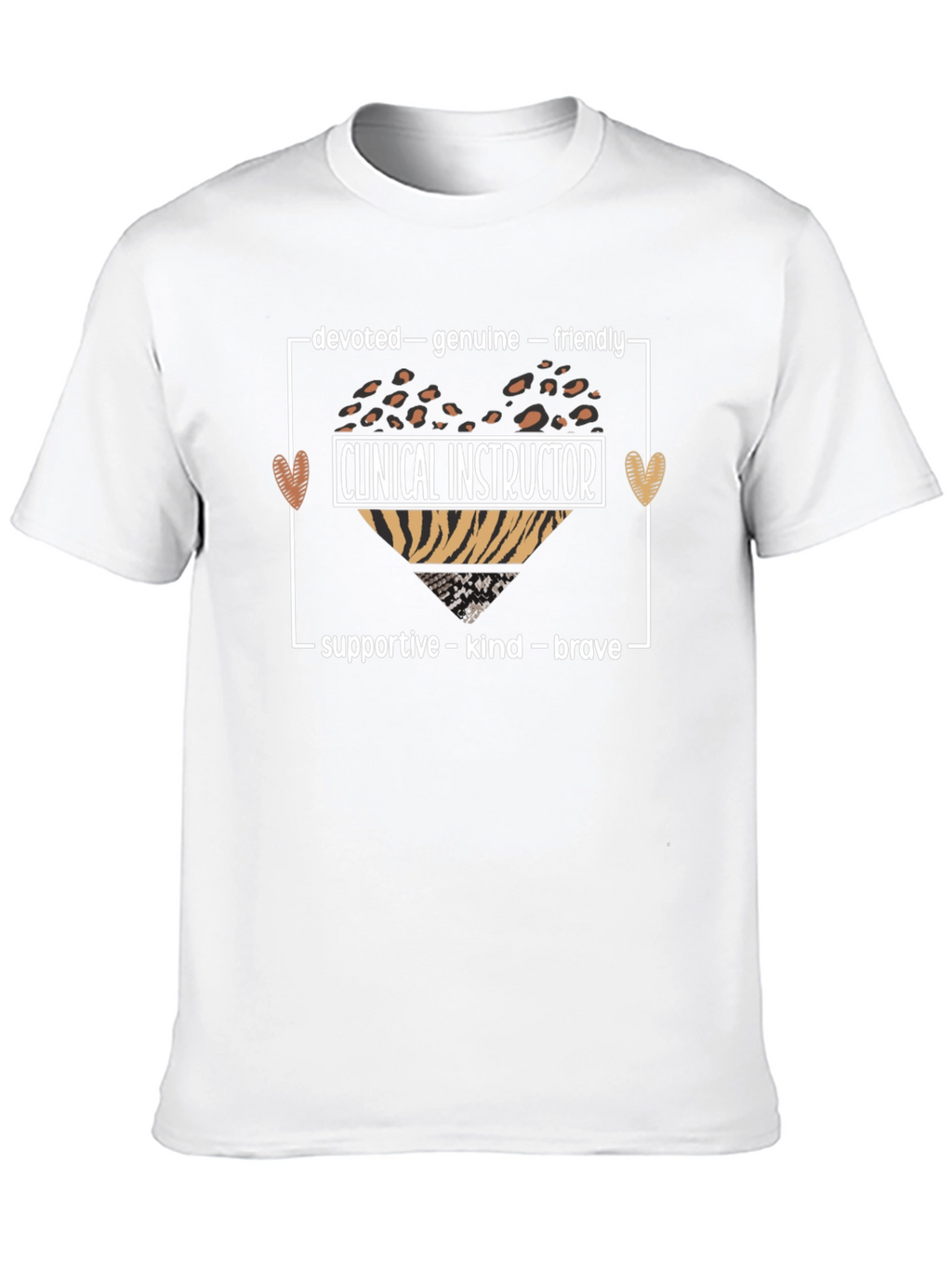 Clinical Instructor Heart Graphic T-Shirt