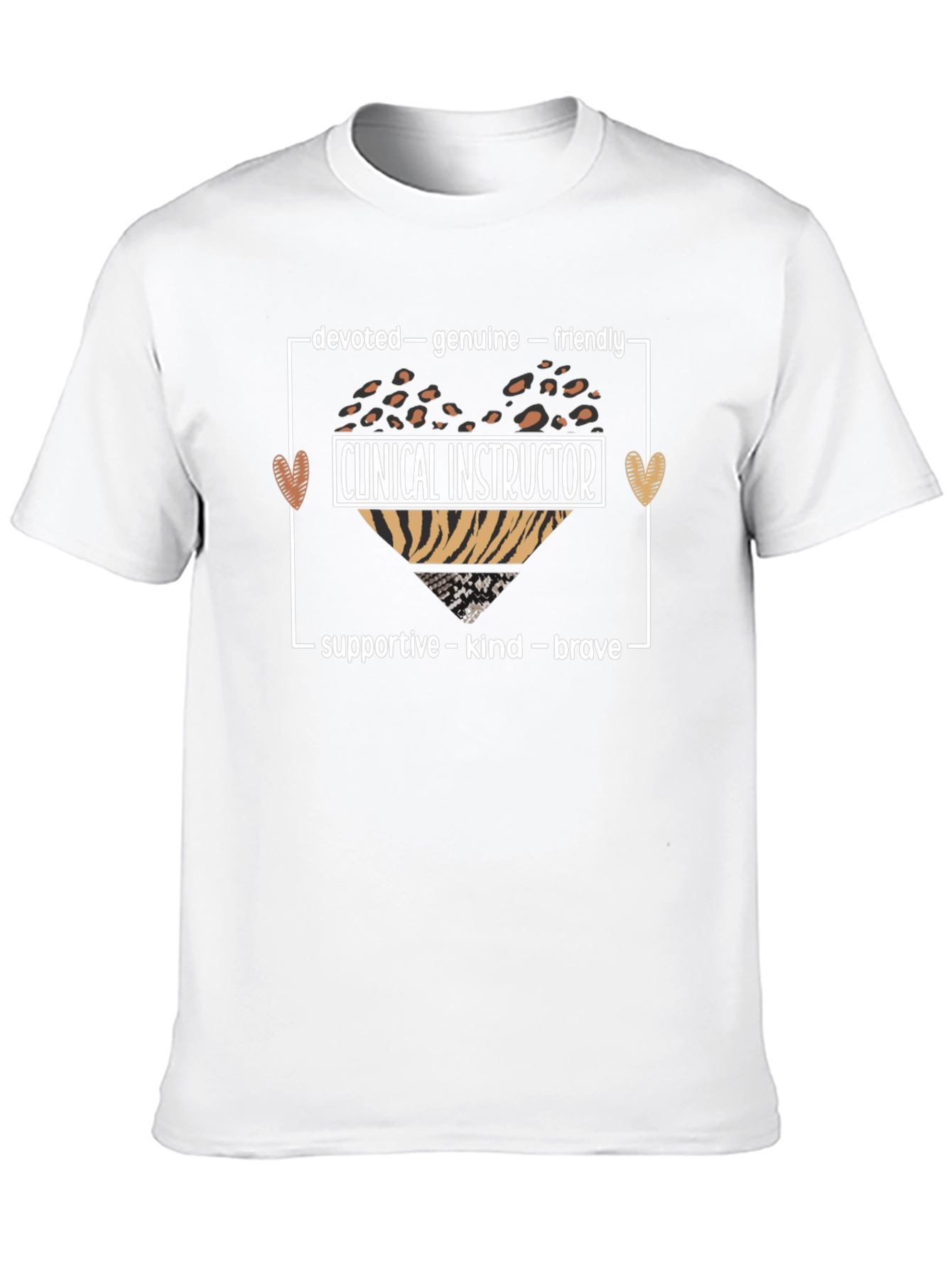 Clinical Instructor Heart Graphic T-Shirt