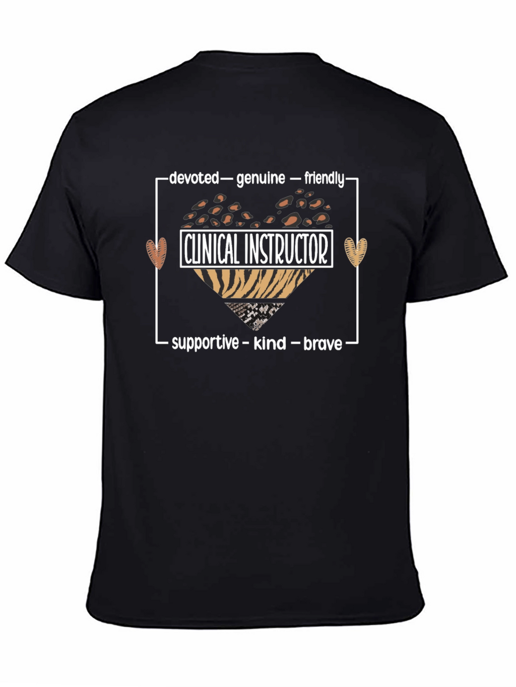 Clinical Instructor Heart Graphic T-Shirt