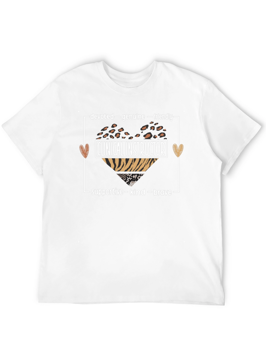 Clinical Instructor Heart Graphic T-Shirt