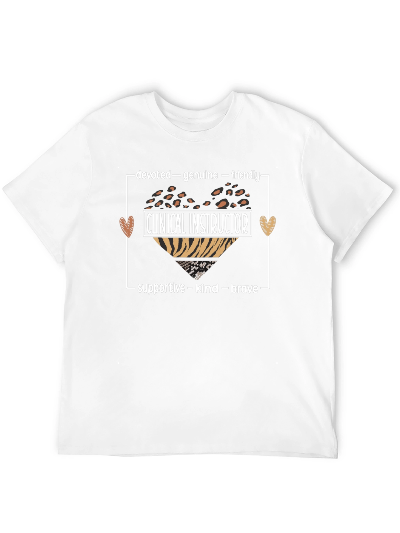 Clinical Instructor Heart Graphic T-Shirt