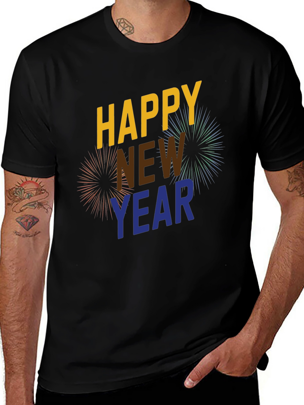 Happy New Year Graphic T-Shirt