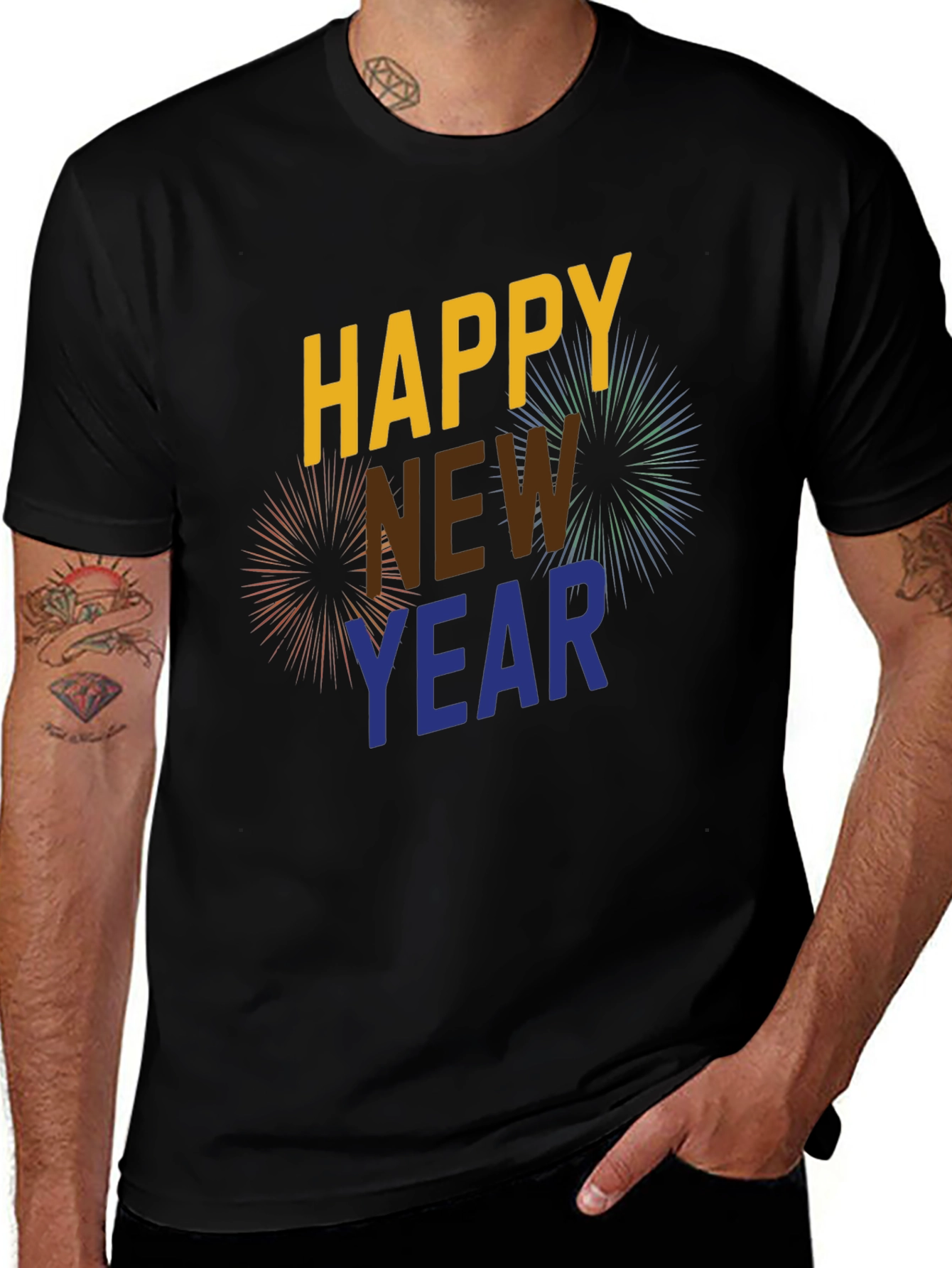 Happy New Year Graphic T-Shirt