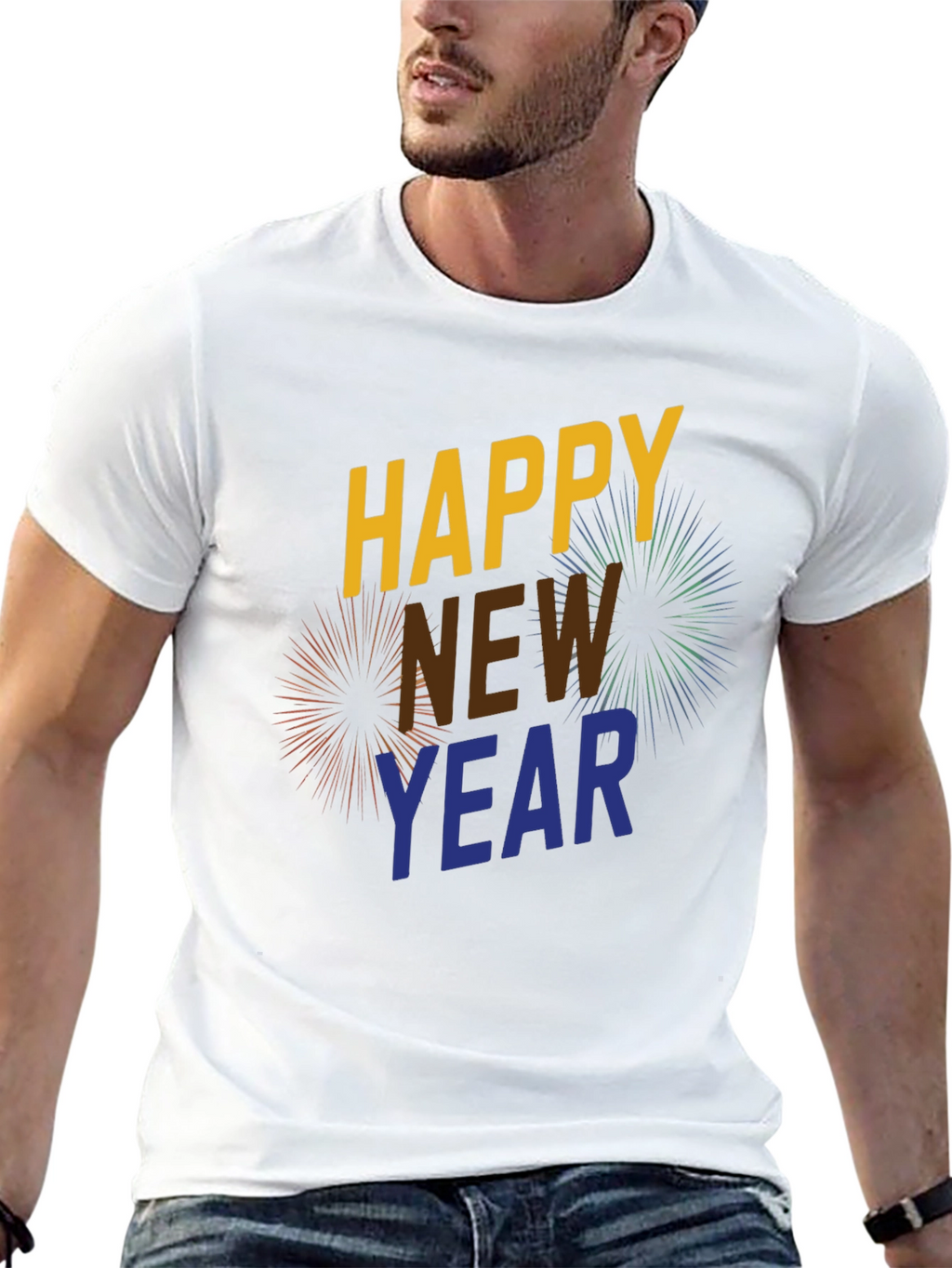 Happy New Year Graphic T-Shirt