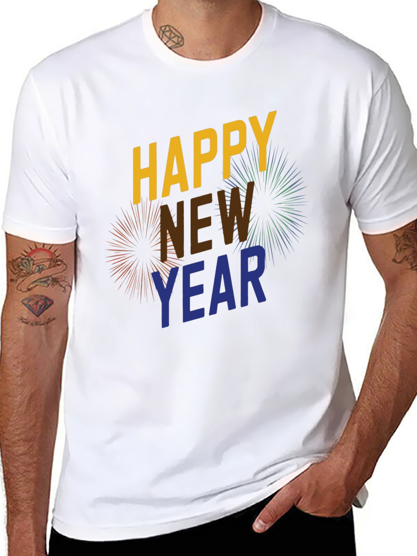 Happy New Year Graphic T-Shirt