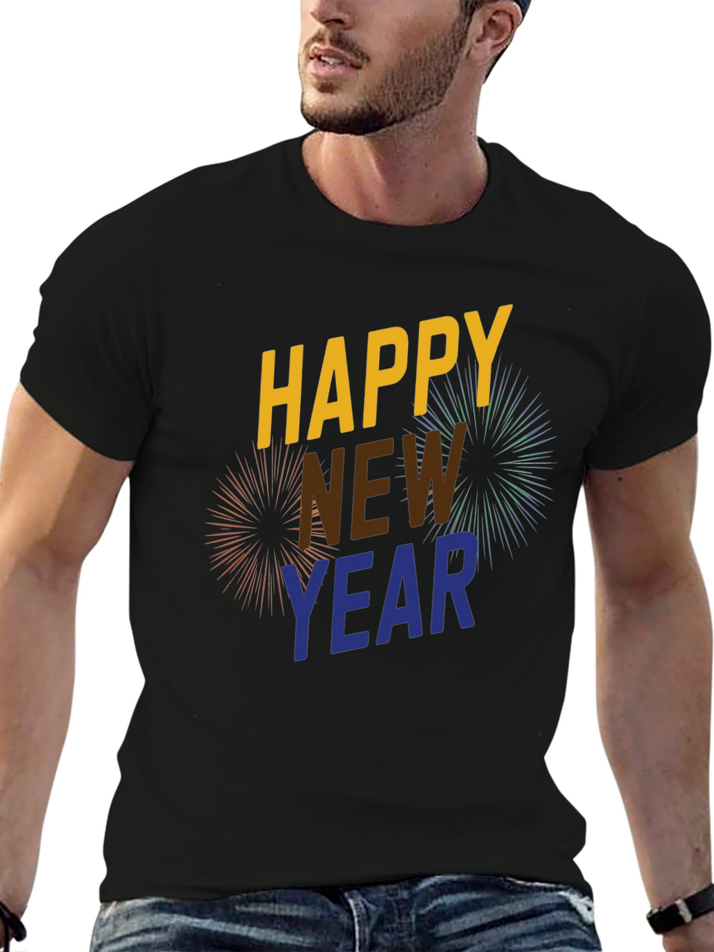 Happy New Year Graphic T-Shirt