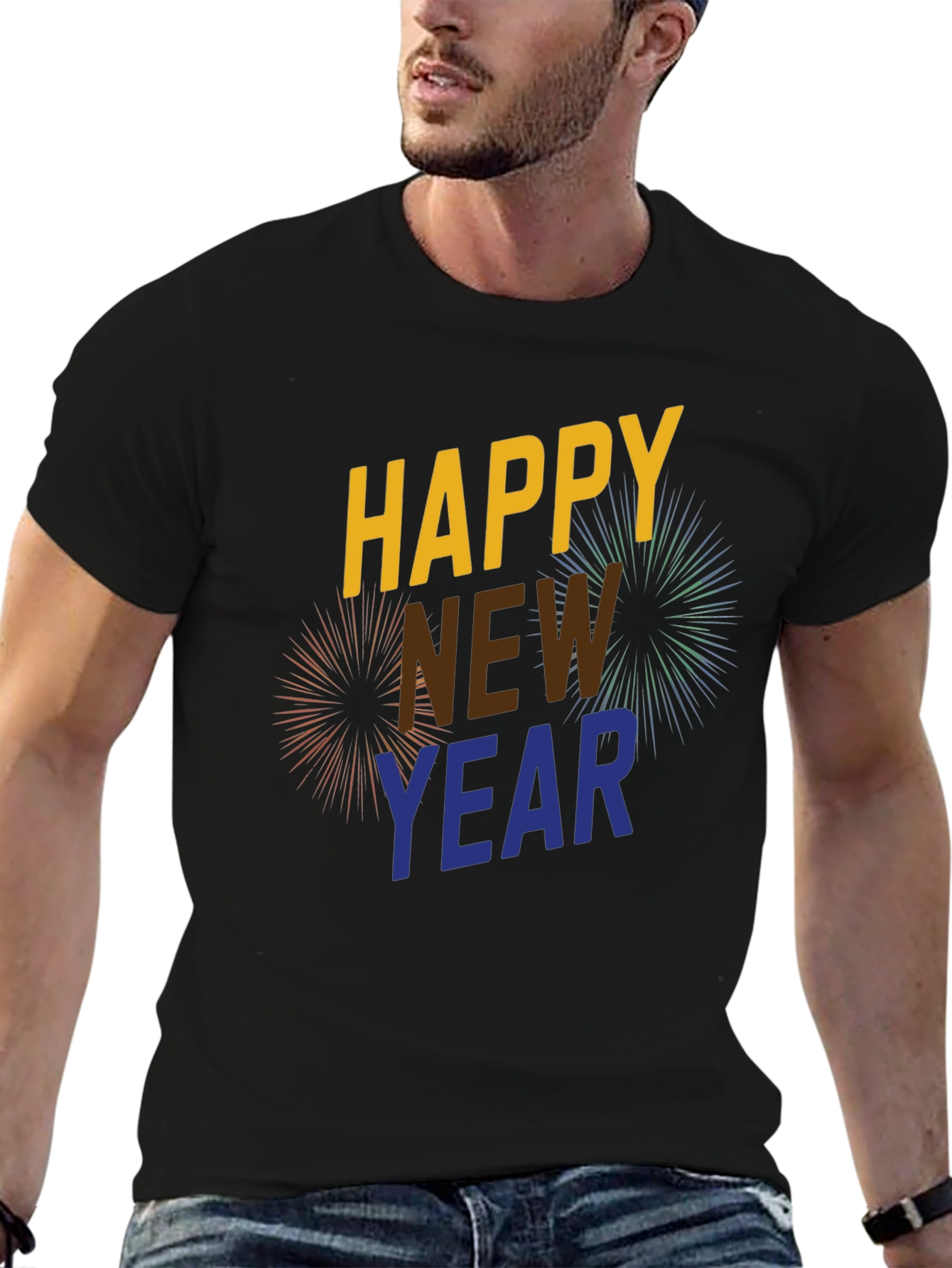 Happy New Year Graphic T-Shirt