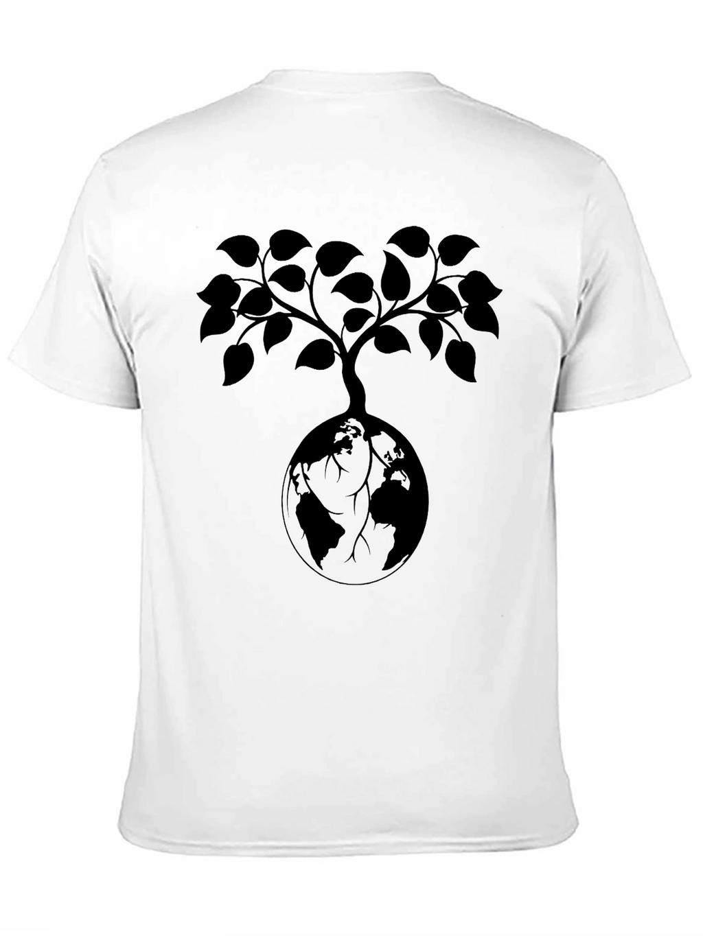 Earth Tree Graphic Tee - Black