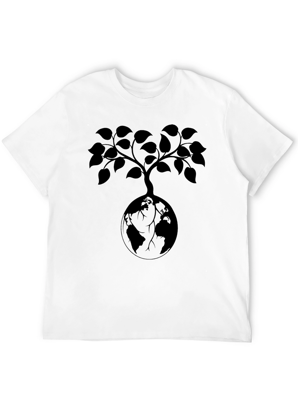 Earth Tree Graphic Tee - Black