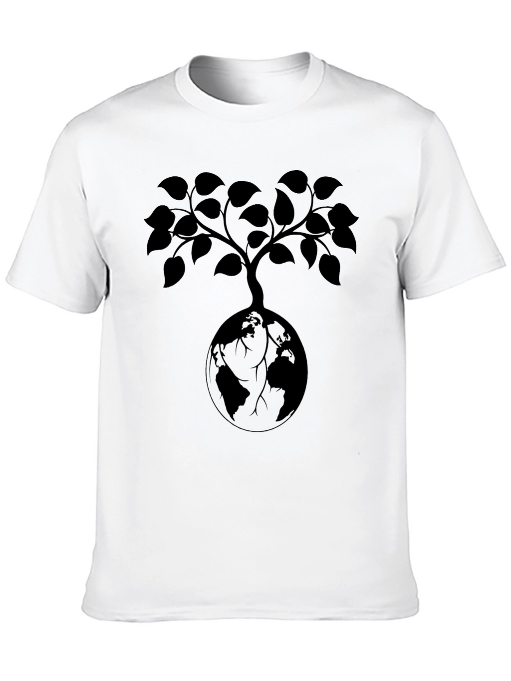 Earth Tree Graphic Tee - Black