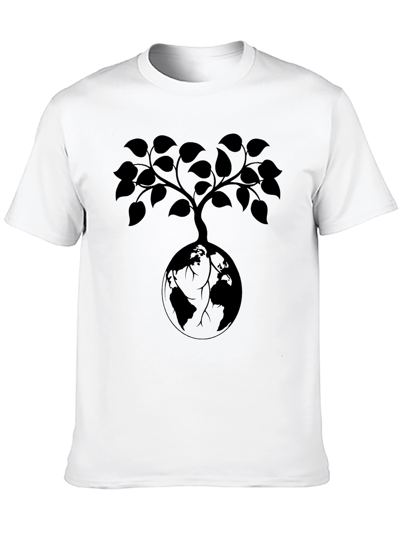Earth Tree Graphic Tee - Black