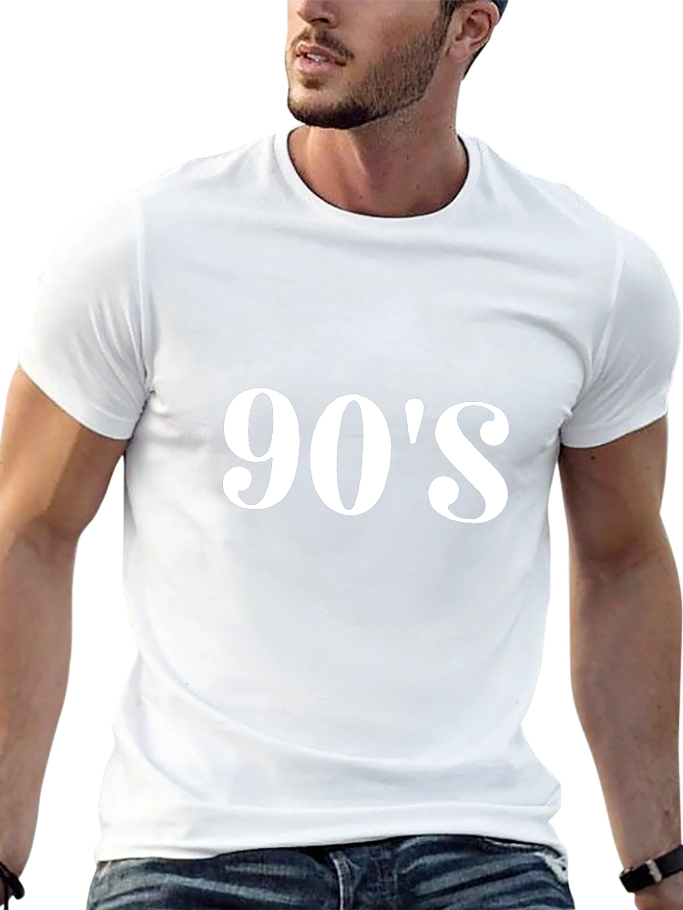 90s Throwback T-Shirt - Retro Style Black Tee