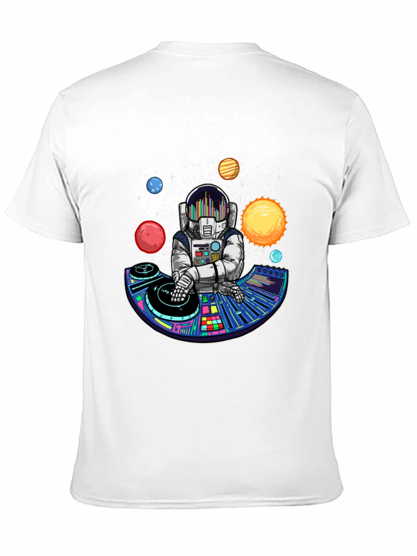 Astronaut DJ T-Shirt - Space Music Lover Tee