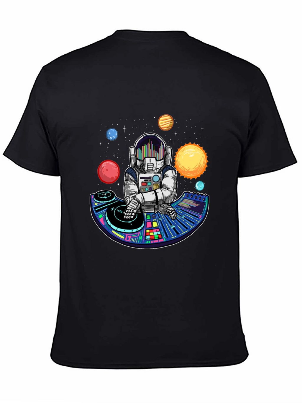 Astronaut DJ T-Shirt - Space Music Lover Tee