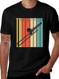 Retro Trombone Player T-Shirt