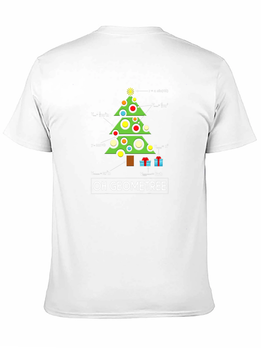 Oh Geometree Math Christmas T-Shirt