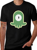 One-Eyed Alien Graphic Black T-Shirt