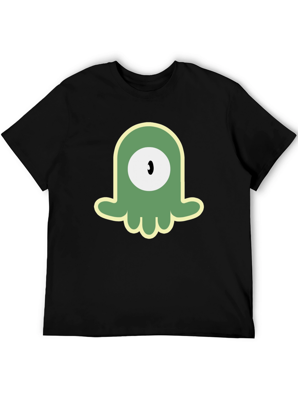 One-Eyed Alien Graphic Black T-Shirt