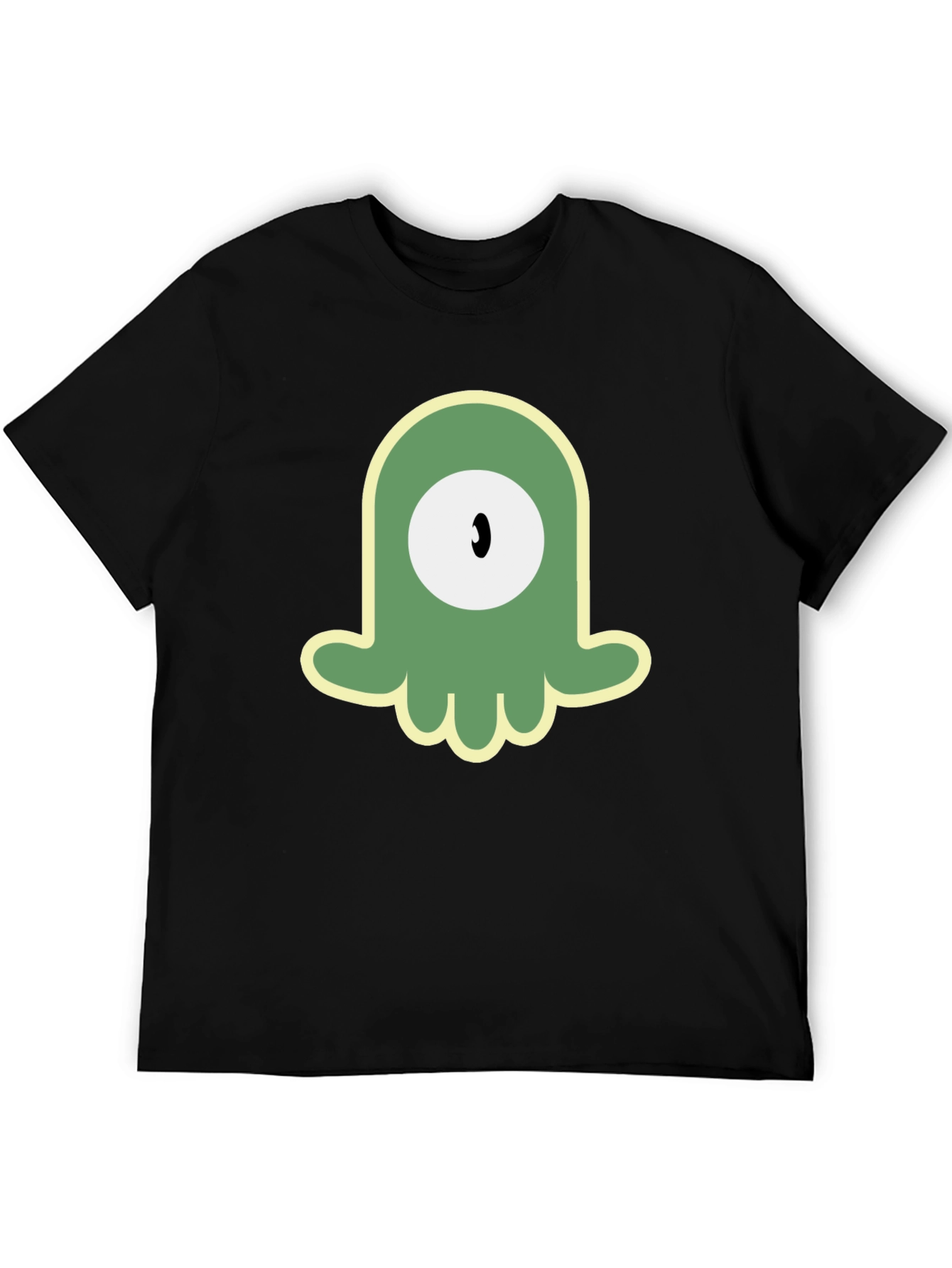 One-Eyed Alien Graphic Black T-Shirt