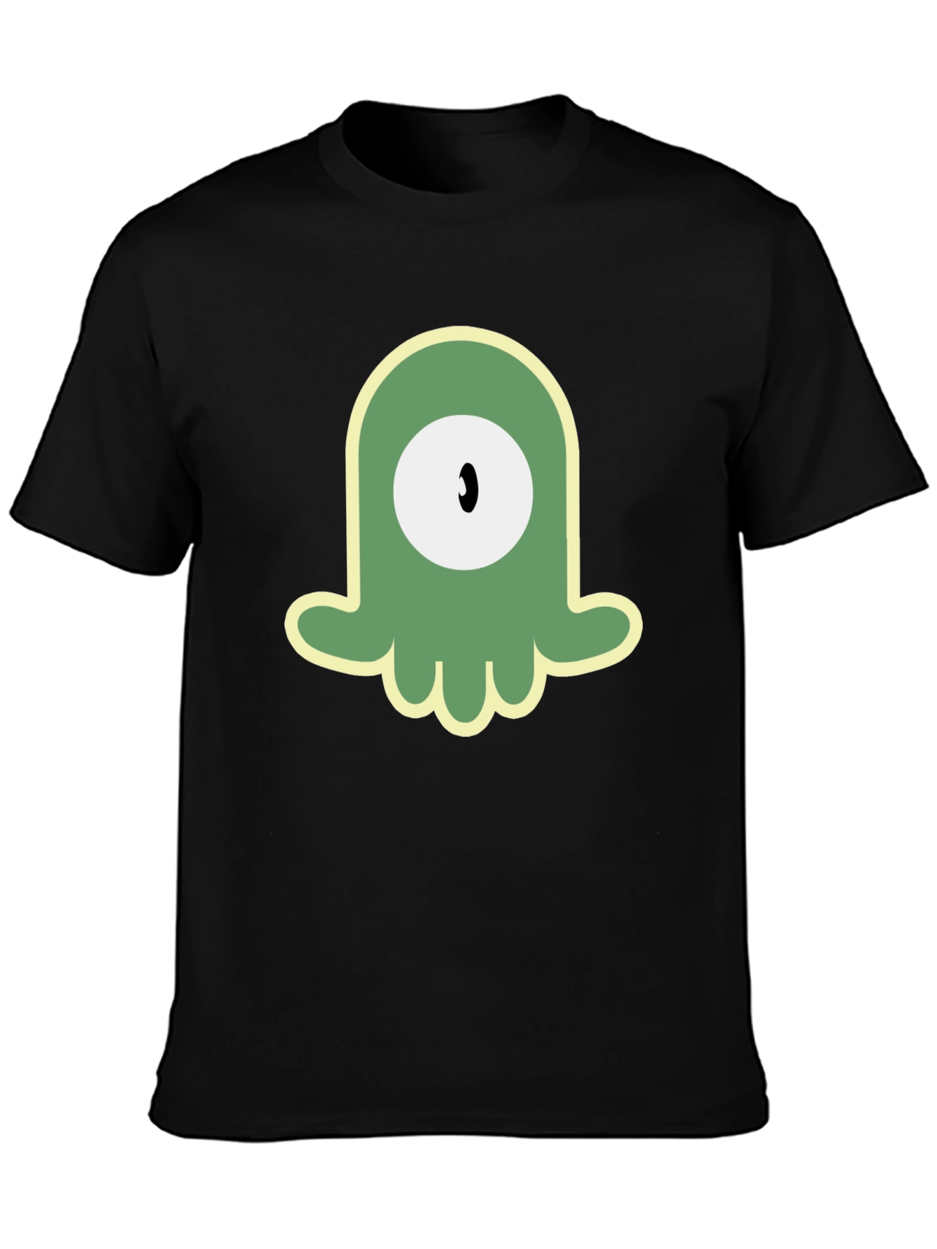 One-Eyed Alien Graphic Black T-Shirt
