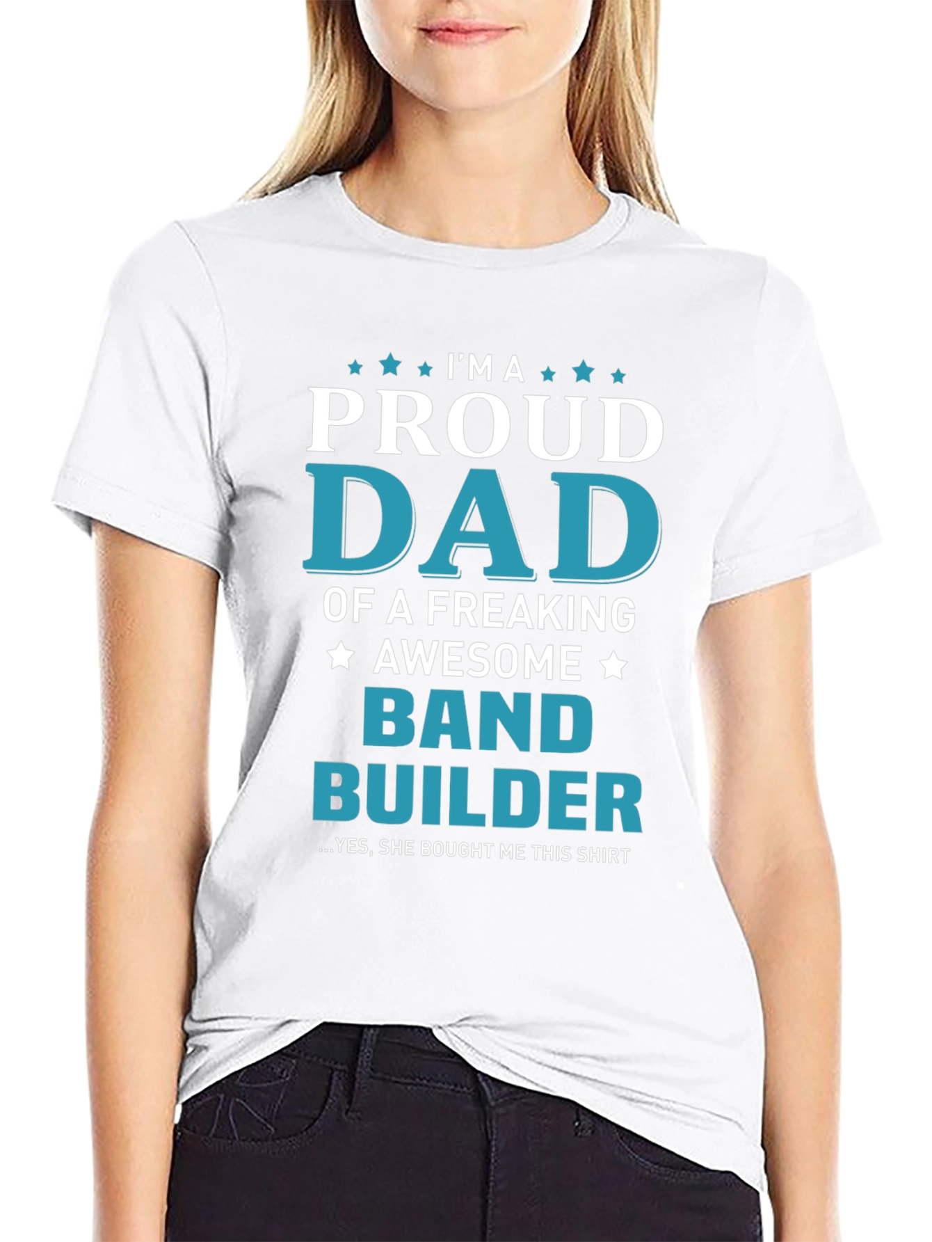 Proud Dad Band Builder T-Shirt