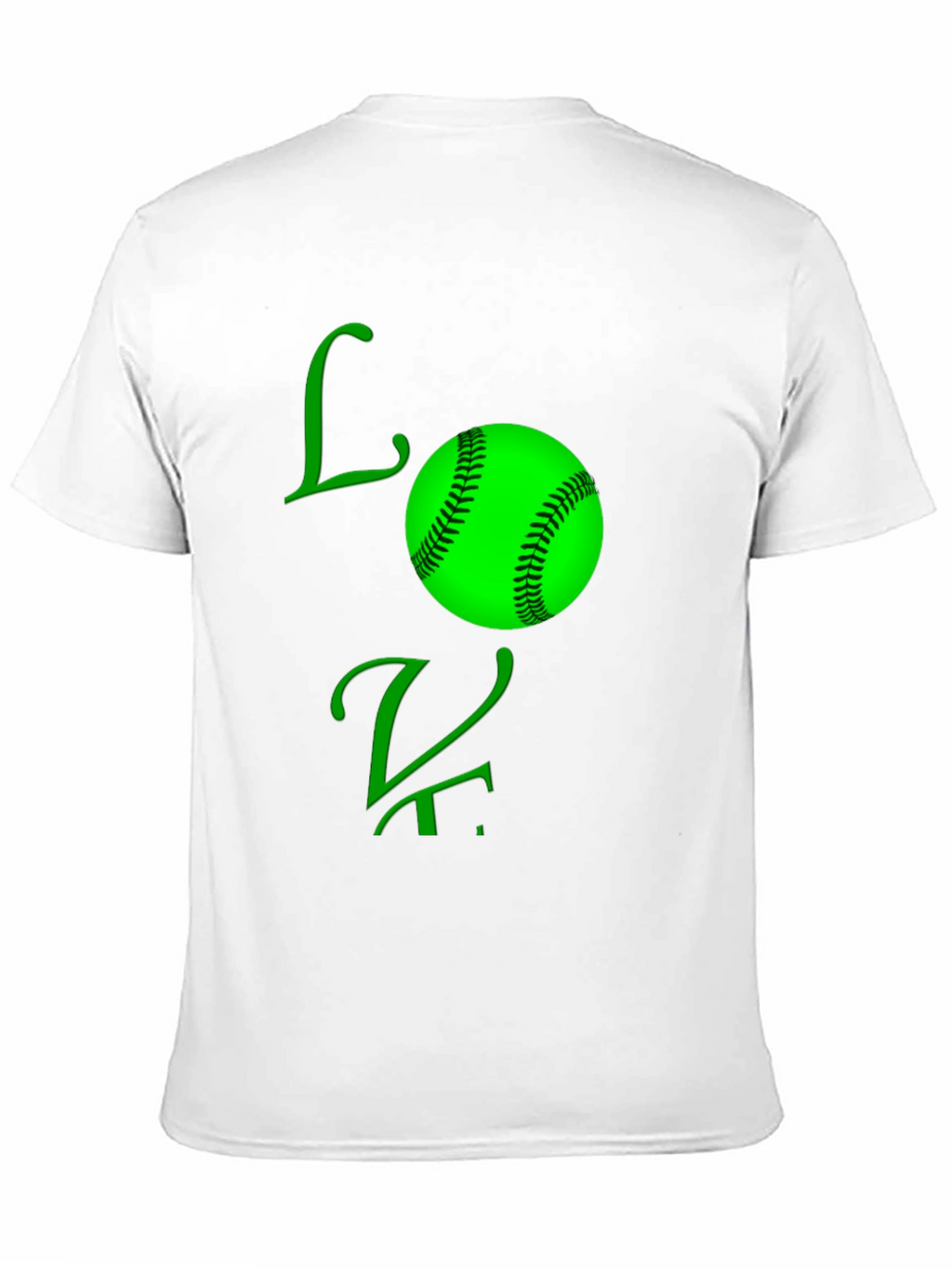 Love Baseball Black T-Shirt