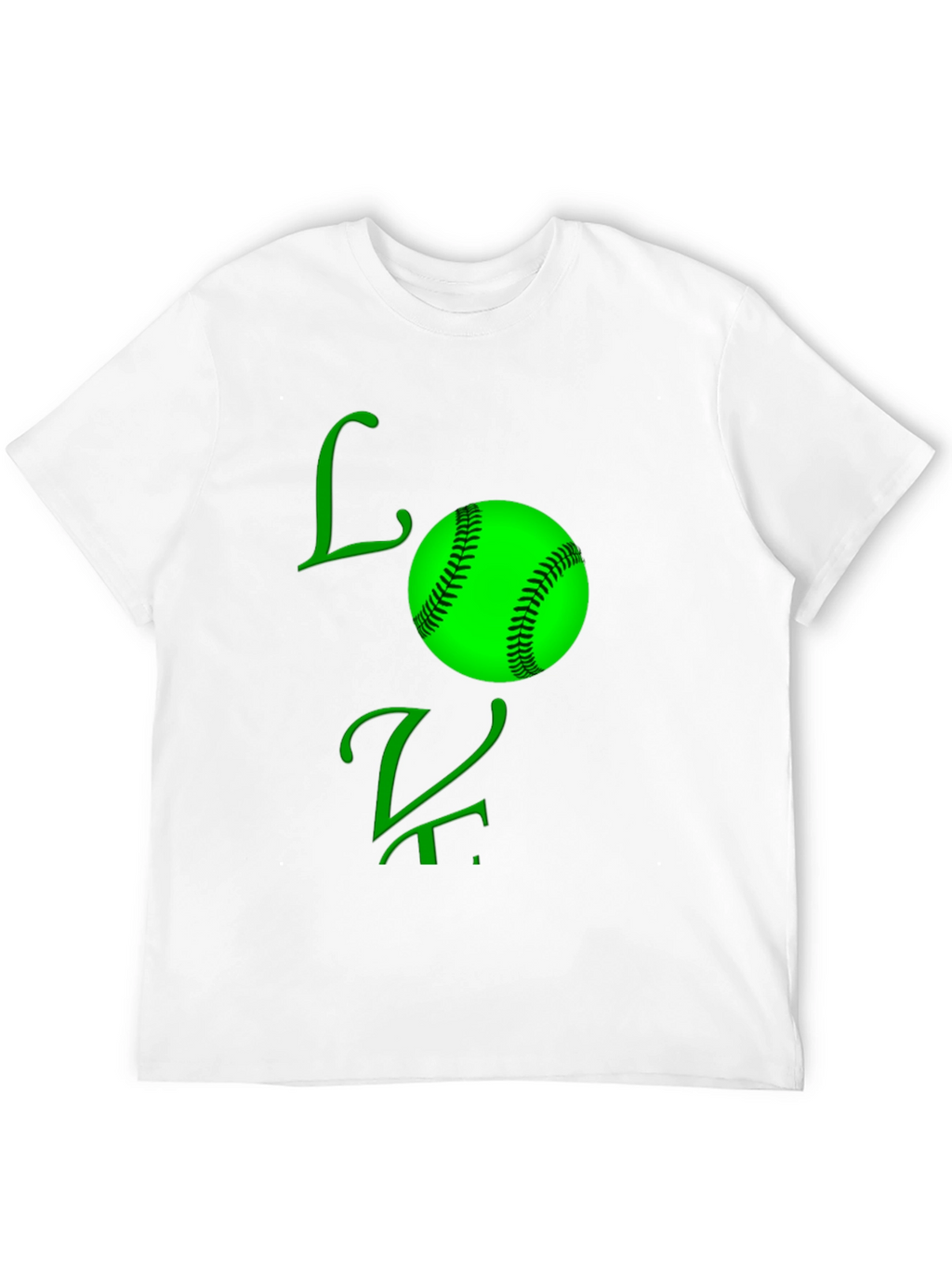 Love Baseball Black T-Shirt