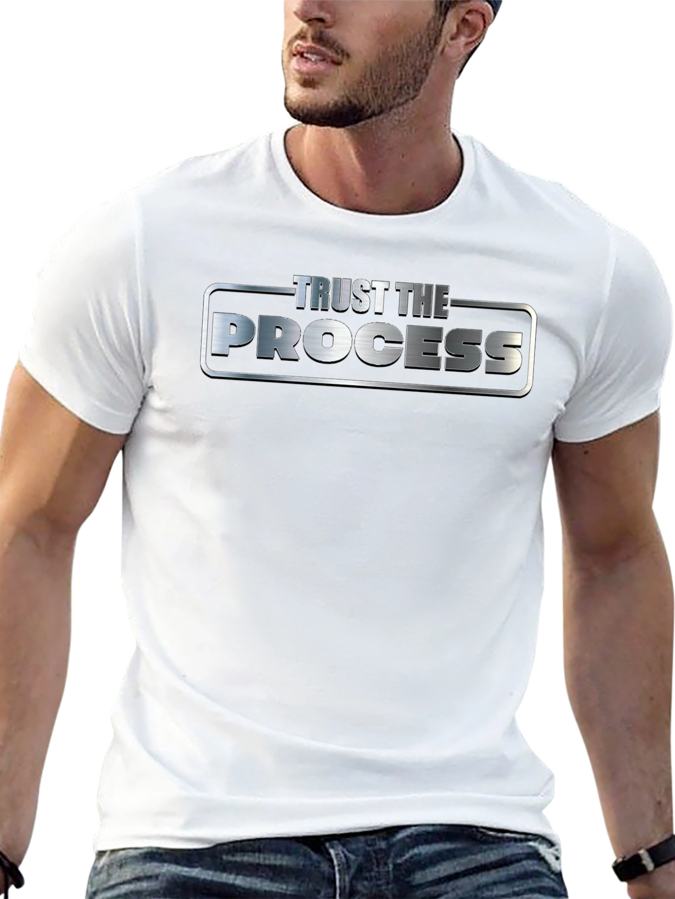 Trust the Process Graphic T-Shirt - Stylish Mens Tee