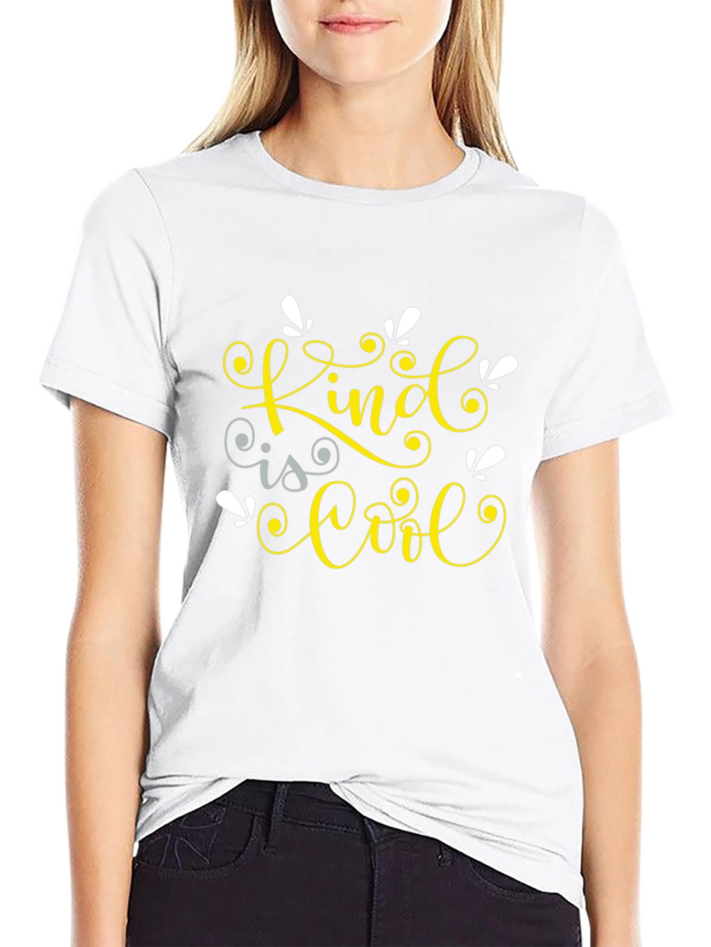 Kind is Cool Graphic Tee - Black
