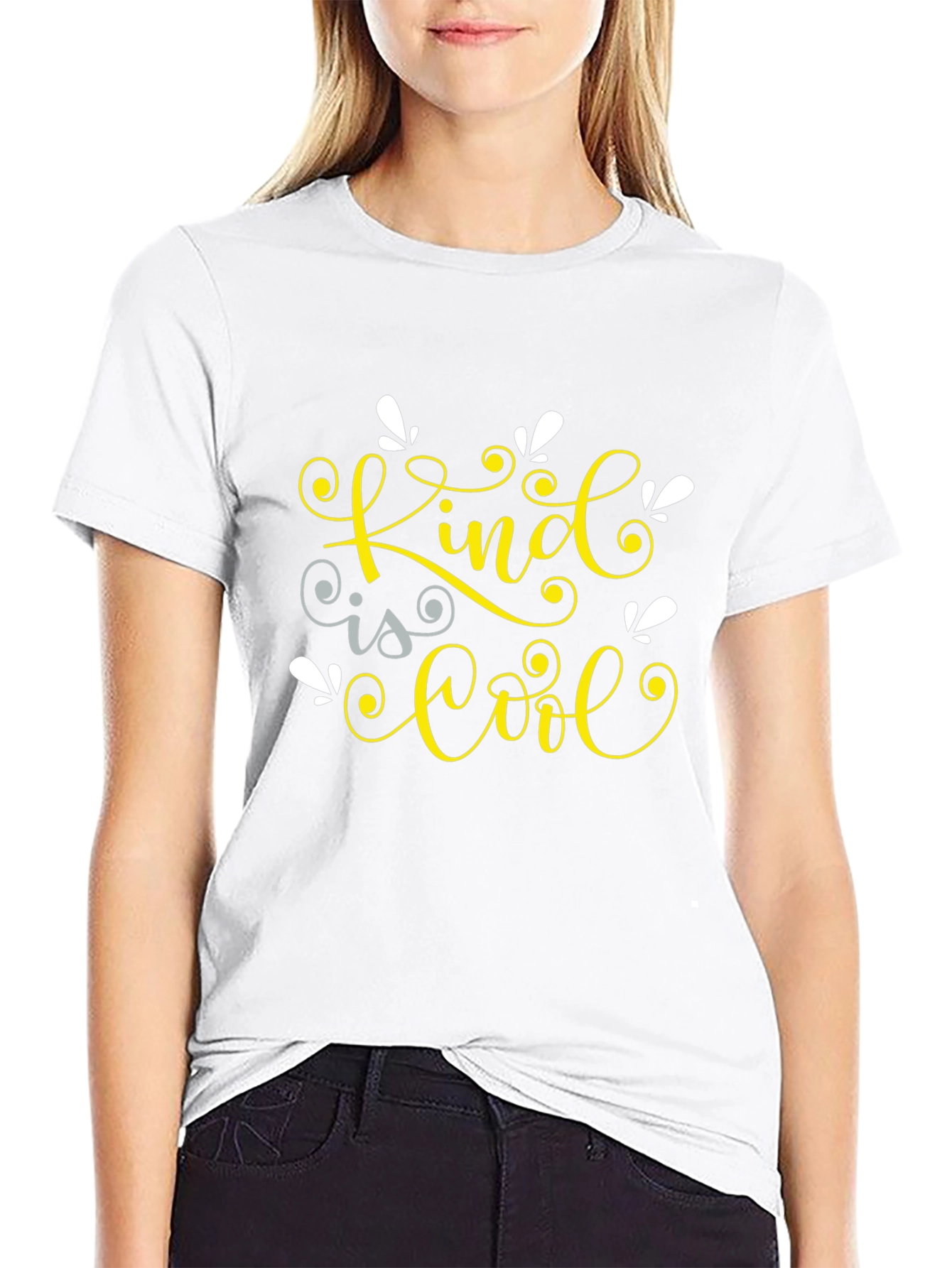 Kind is Cool Graphic Tee - Black