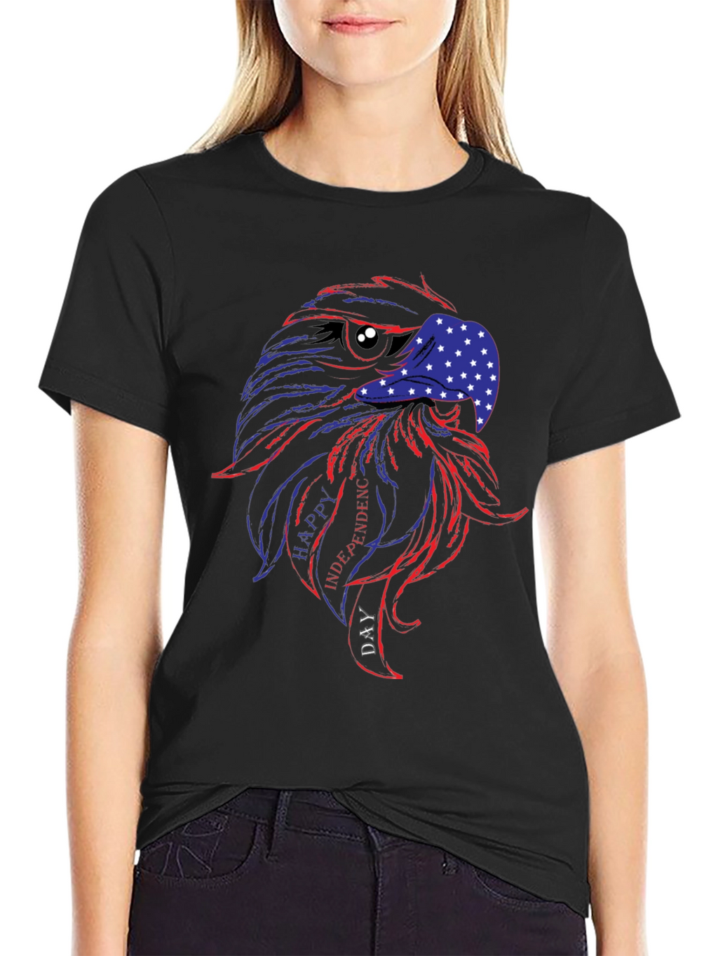 Patriotic Eagle T-Shirt - Happy Independence Day