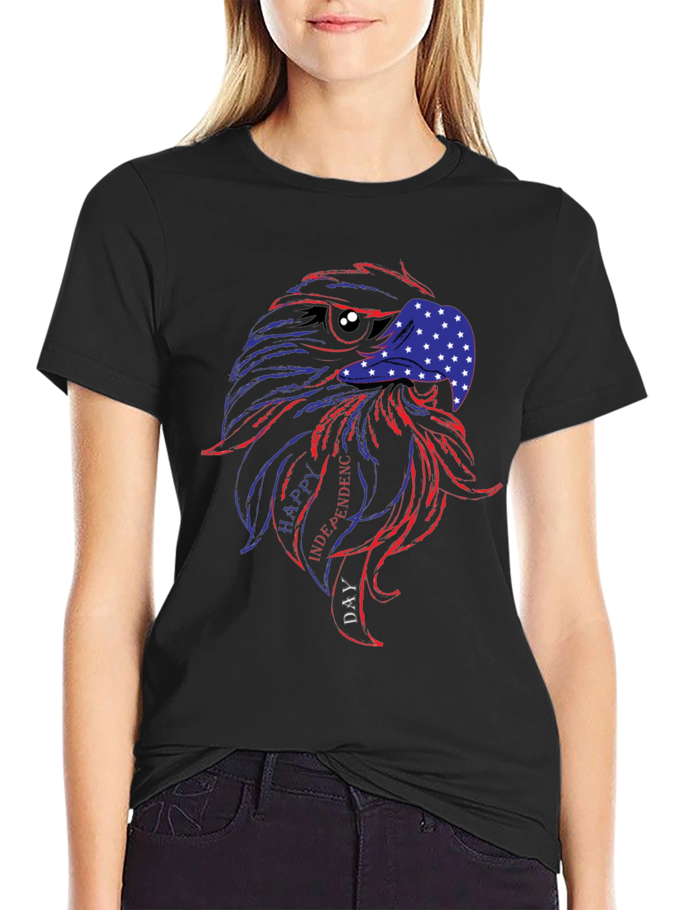 Patriotic Eagle T-Shirt - Happy Independence Day