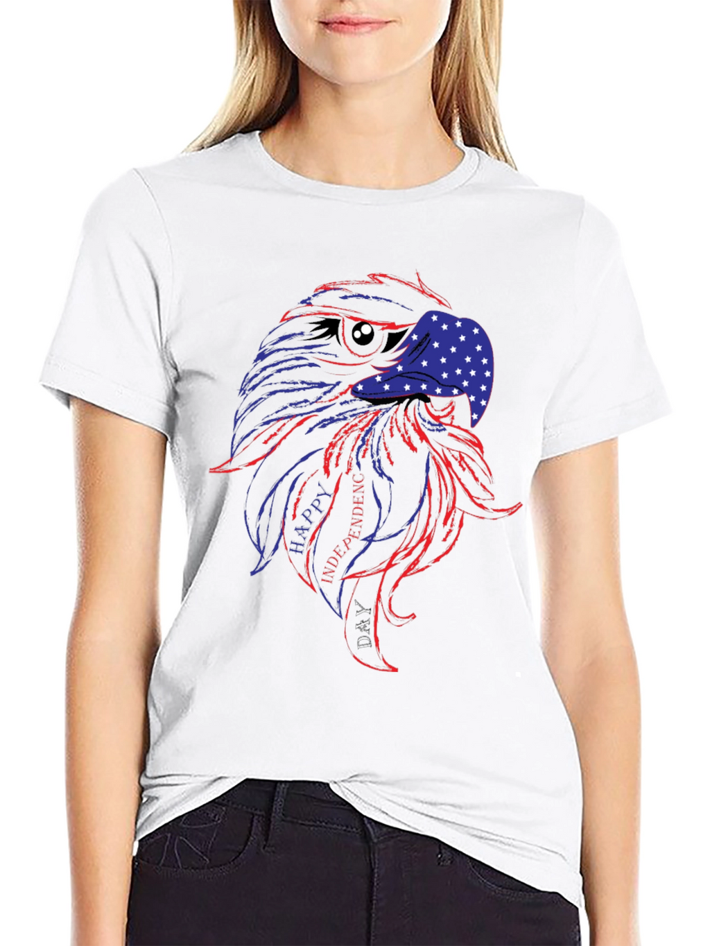 Patriotic Eagle T-Shirt - Happy Independence Day