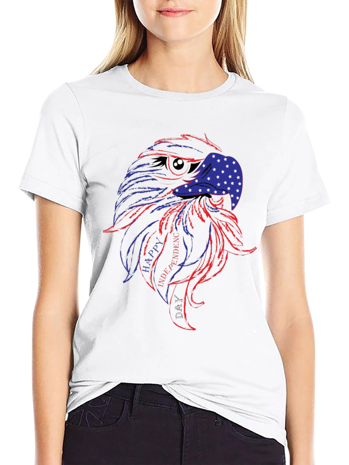 Patriotic Eagle T-Shirt - Happy Independence Day