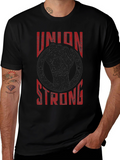 Union Strong Graphic Tee - Labor Rights Shirt