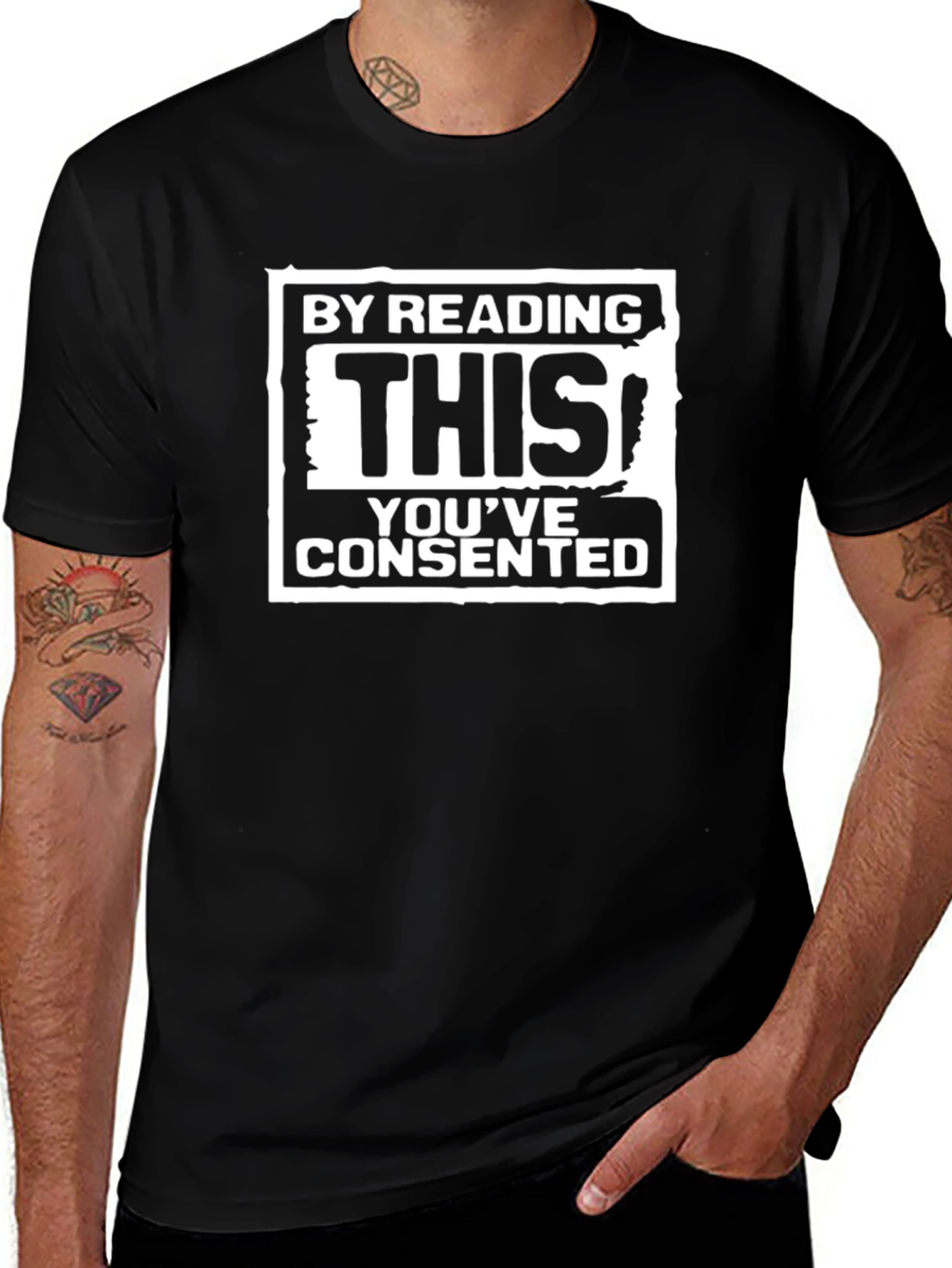 Humorous By Reading This Consent T-Shirt