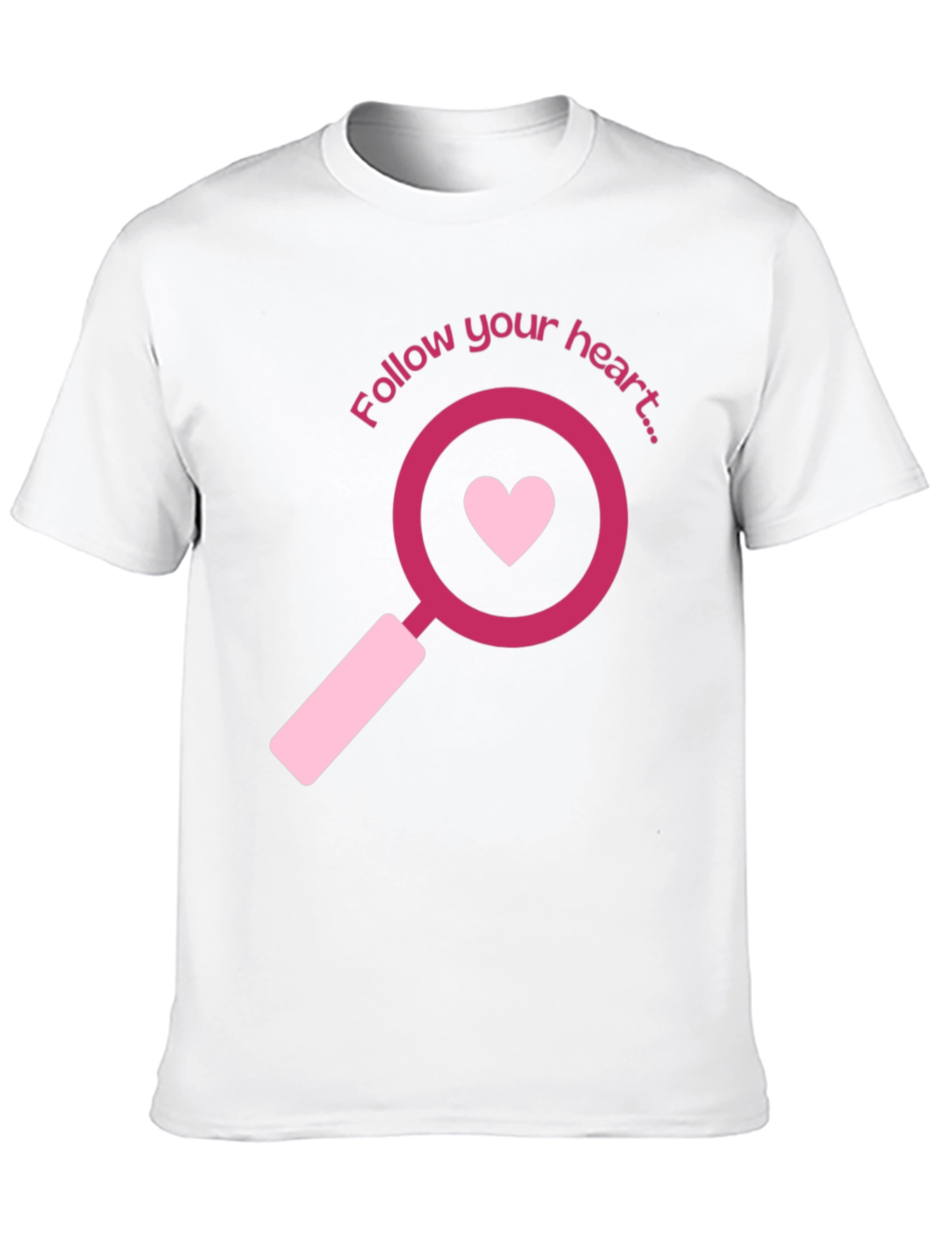 Follow Your Heart Graphic Tee - Black Casual T-Shirt