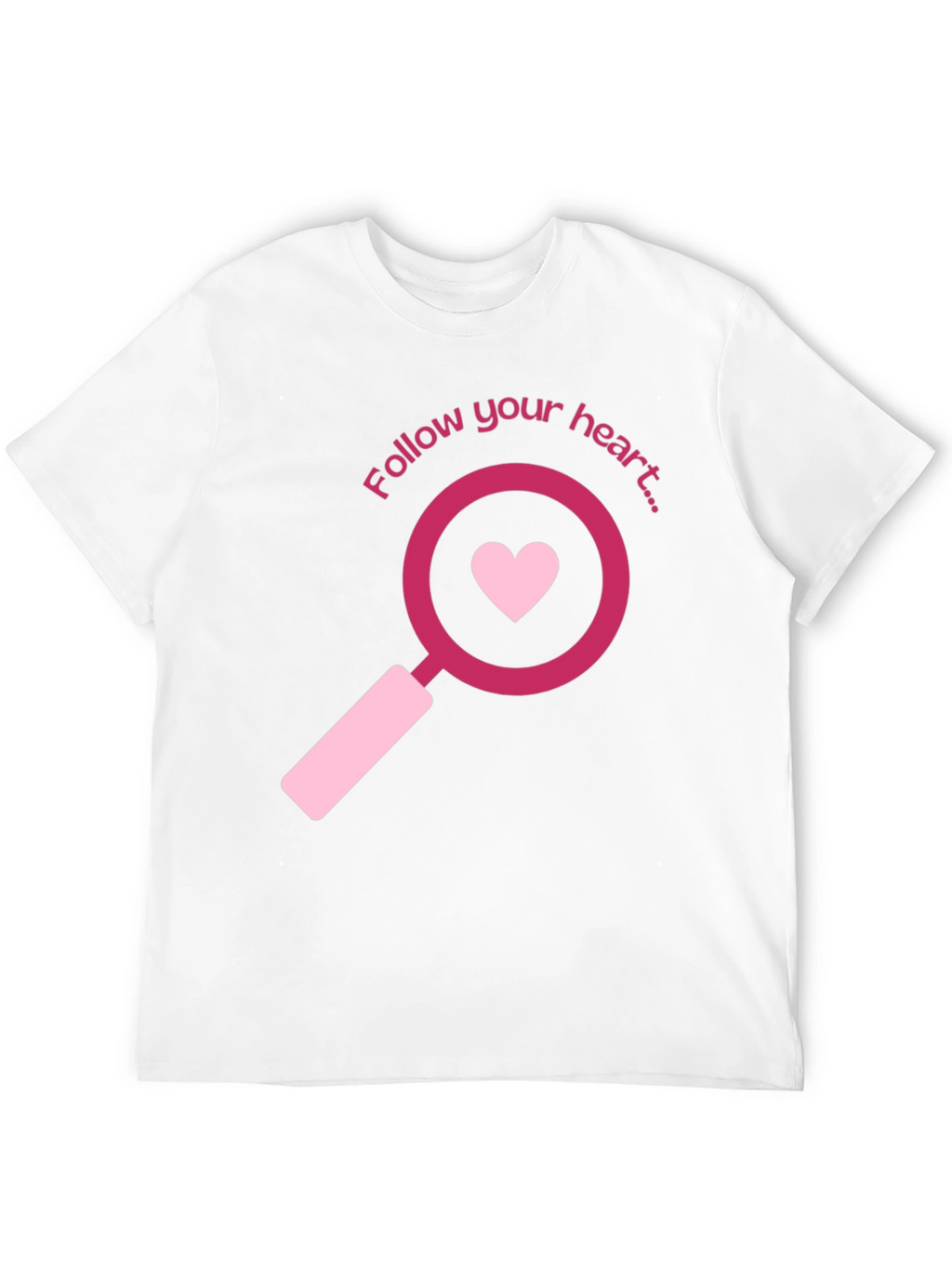 Follow Your Heart Graphic Tee - Black Casual T-Shirt