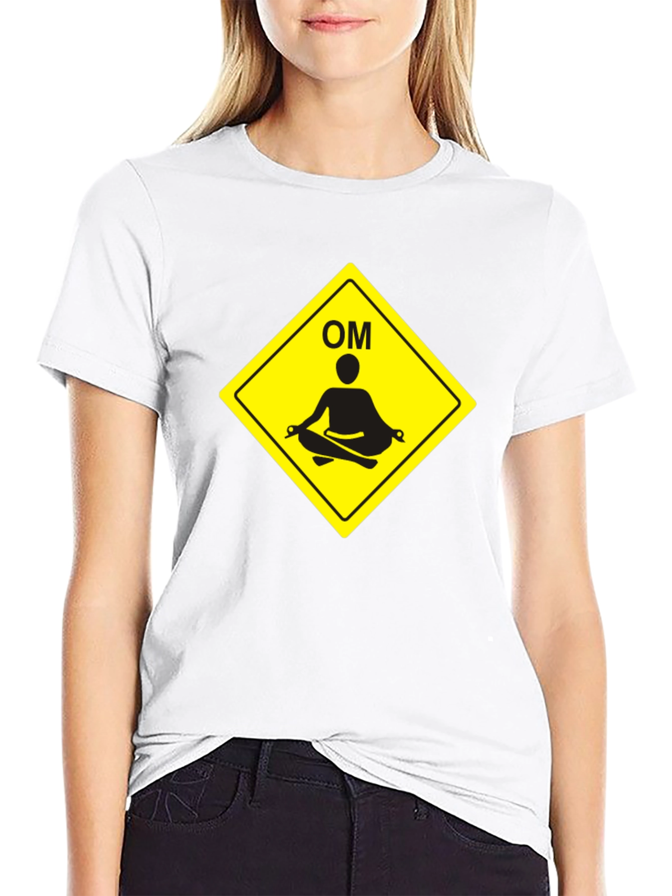 Meditate OM Symbol Black T-Shirt