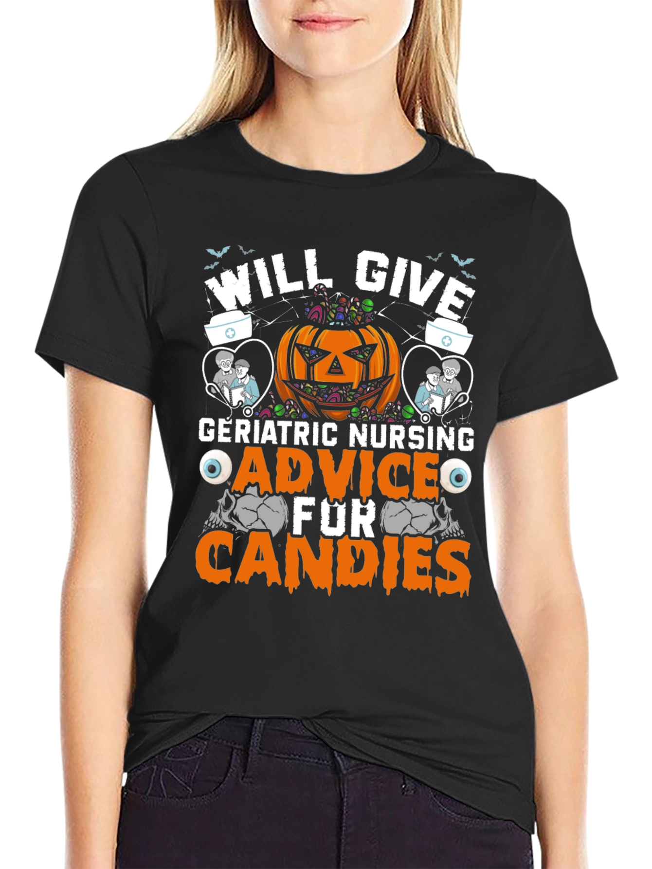 Geriatric Nursing Halloween T-Shirt