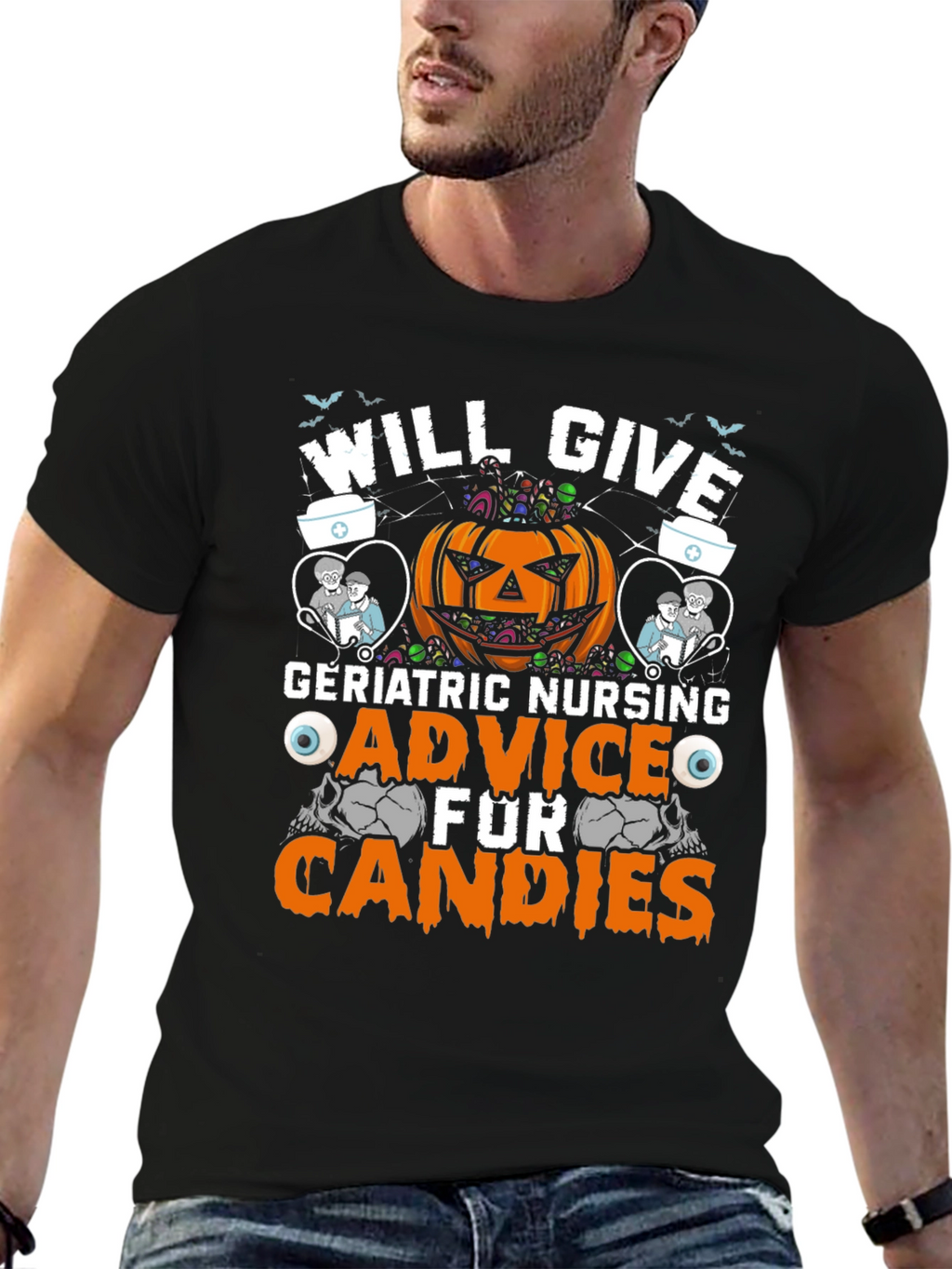 Geriatric Nursing Halloween T-Shirt