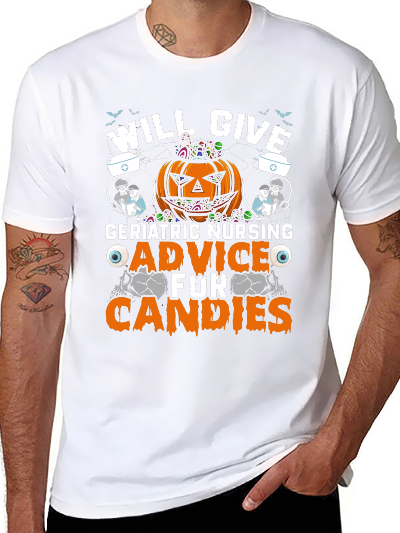 Geriatric Nursing Halloween T-Shirt