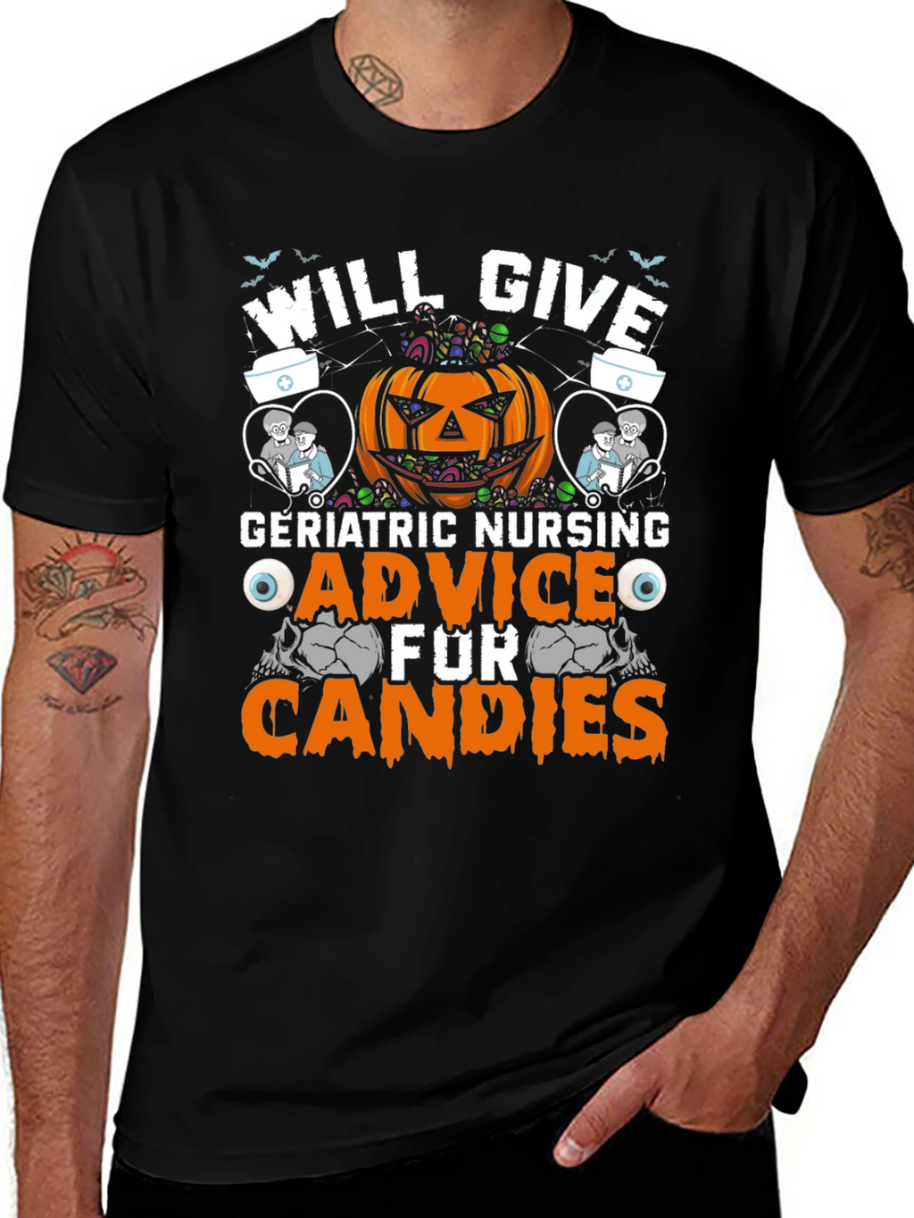 Geriatric Nursing Halloween T-Shirt