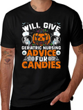 Geriatric Nursing Halloween T-Shirt
