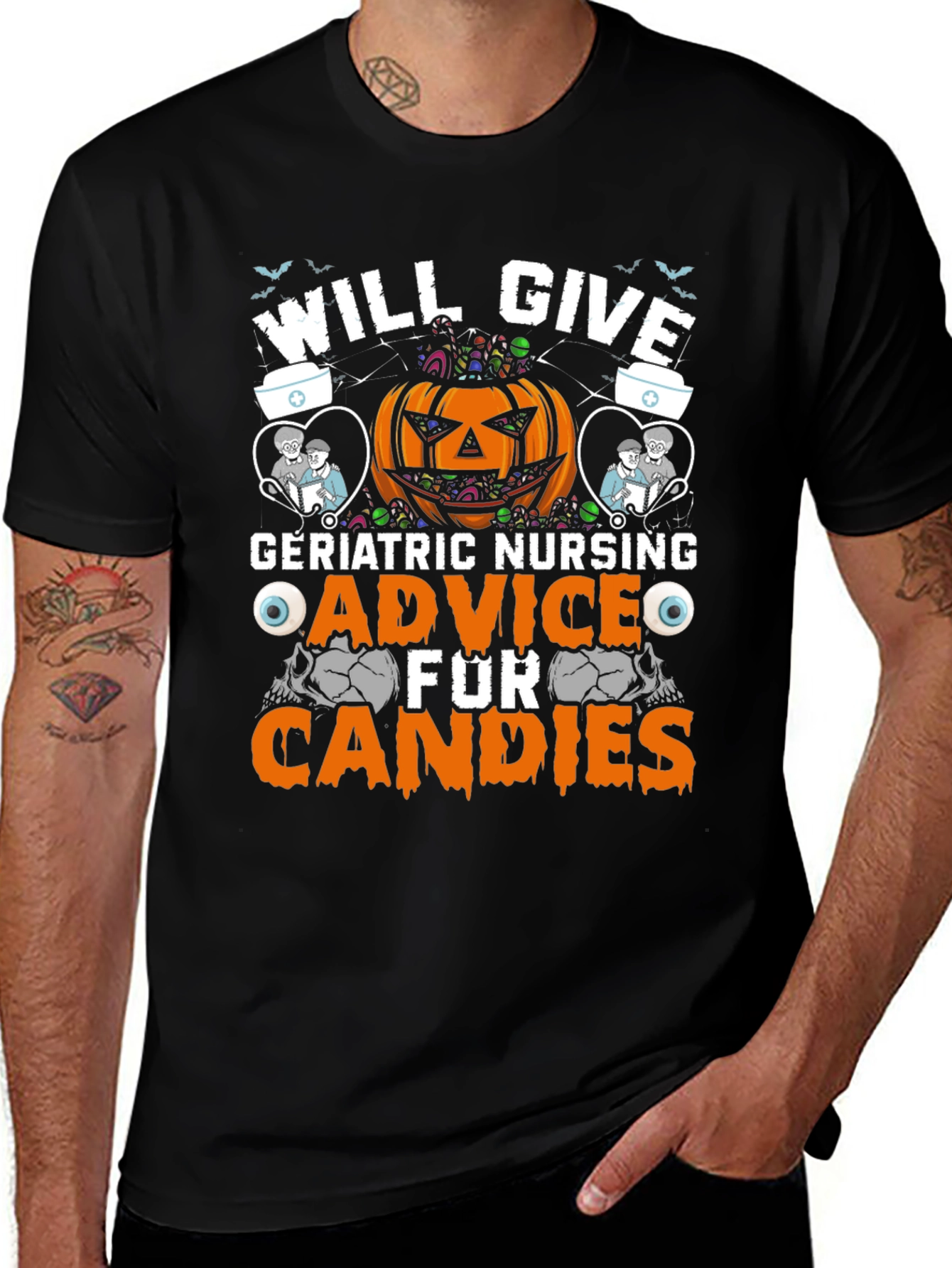 Geriatric Nursing Halloween T-Shirt
