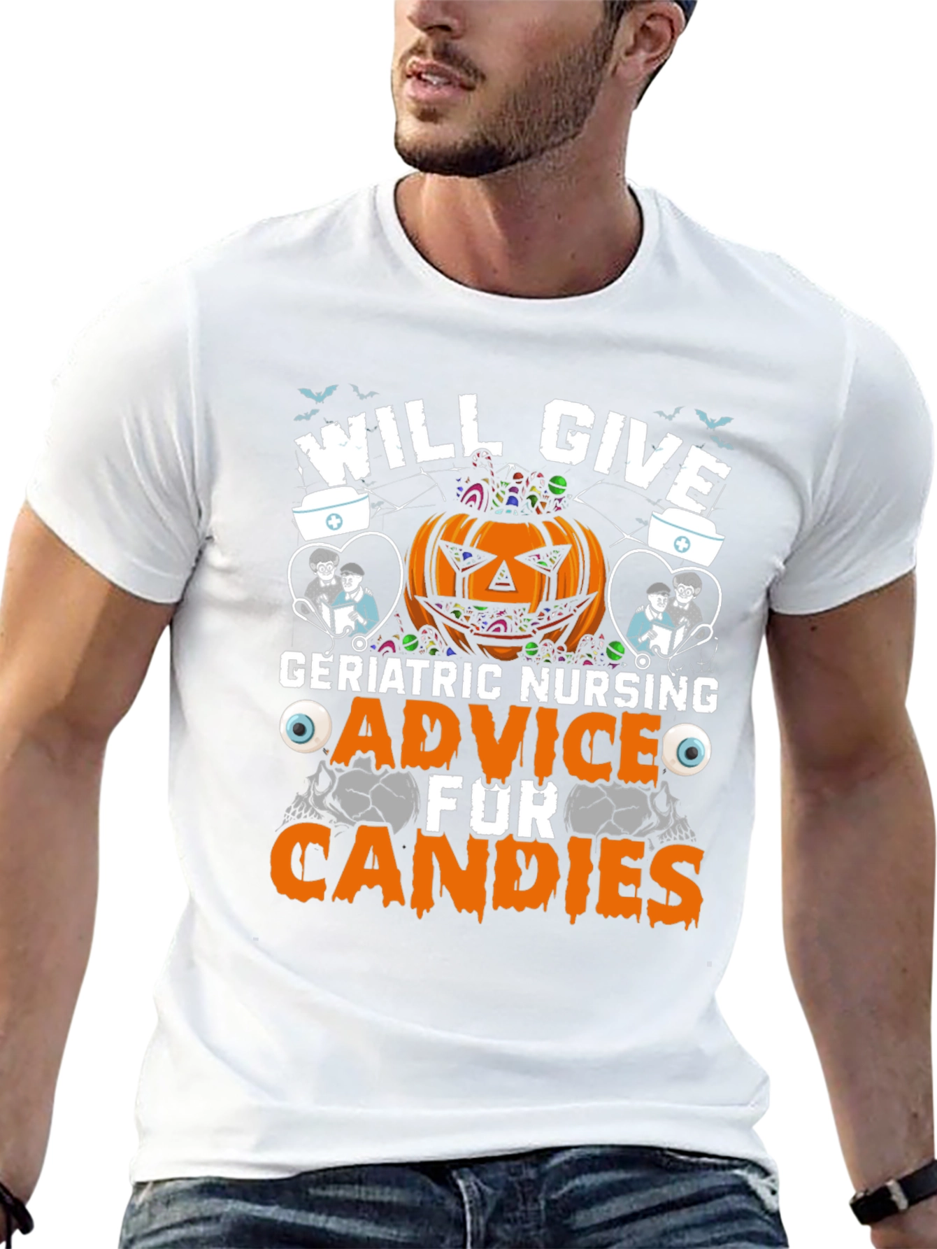 Geriatric Nursing Halloween T-Shirt