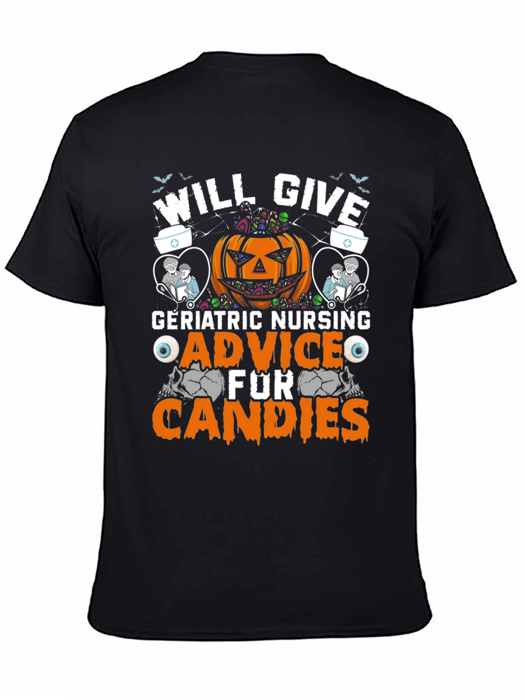 Geriatric Nursing Halloween T-Shirt