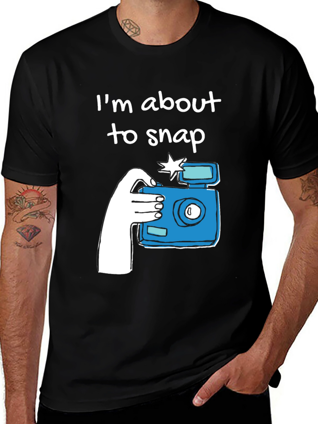Im About to Snap Graphic T-Shirt